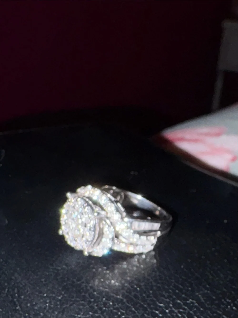 Diamond Ring 2-1/2 Carats tw 14K White Gold